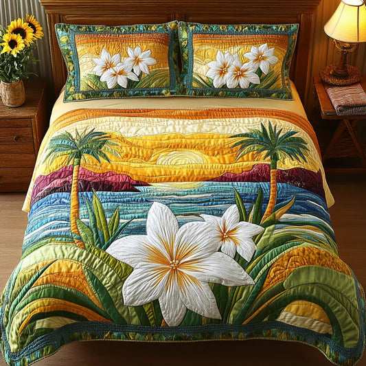3-Piece Quilt Set - Aloha Spirit