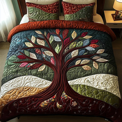 3-Piece Quilt Set - Embrace Nature