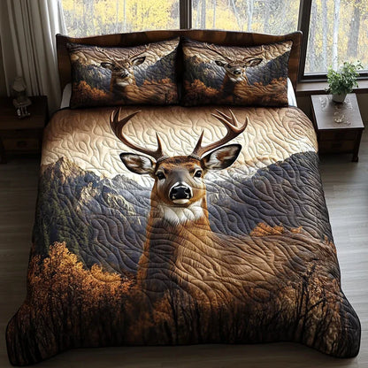 3-Piece Quilt Set - Forest Animals