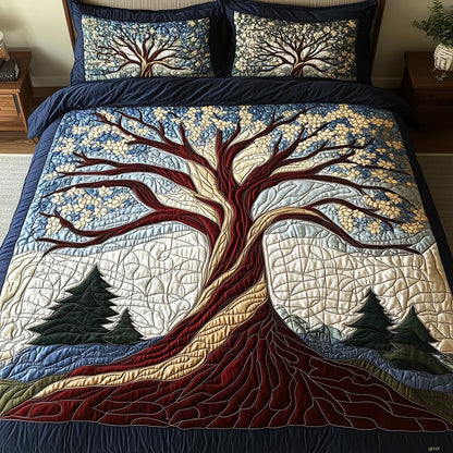 3-Piece Quilt Set - Forest Harmony
