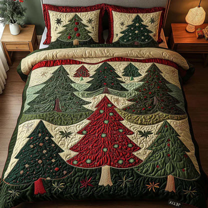 3-Piece Quilt Set - Forest of Joy
