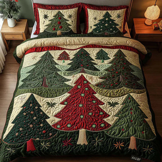 3-Piece Quilt Set - Forest of Joy