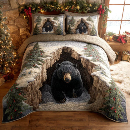 3-Piece Quilt Set - Holiday Refuge