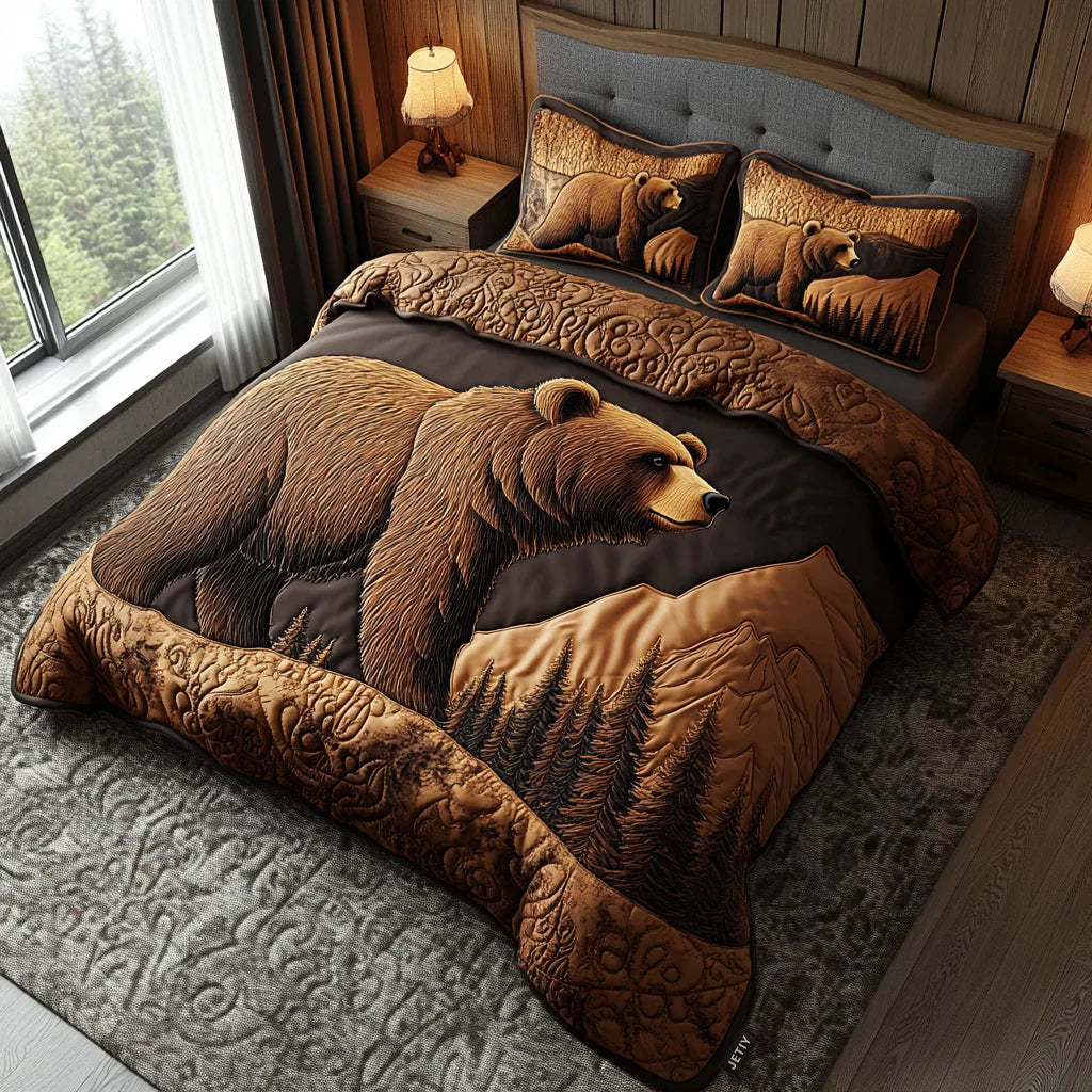 3-Piece Quilt Set - Wild Paths