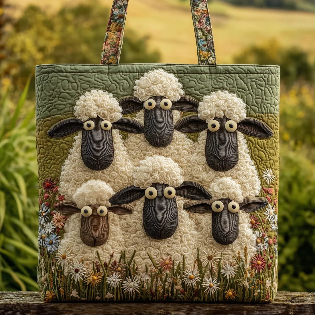 Artisan Tote Bag - Five Sheep