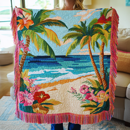 Adalynn - Quilted Blanket Paradise Escape