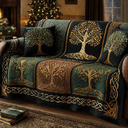 Adelita - Quilted Sofa Cover Heavenly Pattern