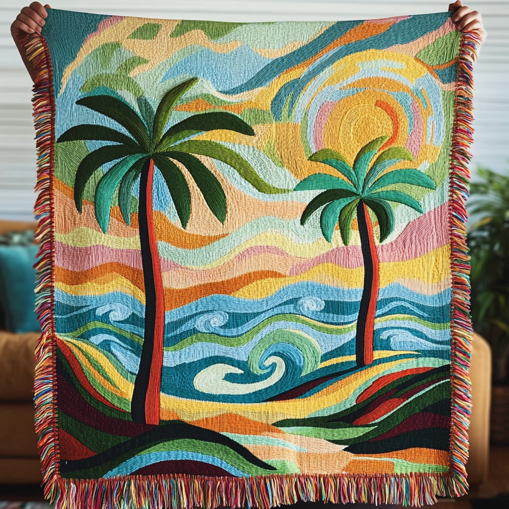 Ainsley - Quilted Blanket Coastal Refuge
