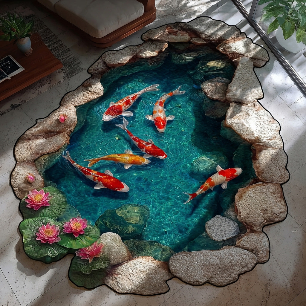 Alisha - Shaped Area Rug - Calm Pool