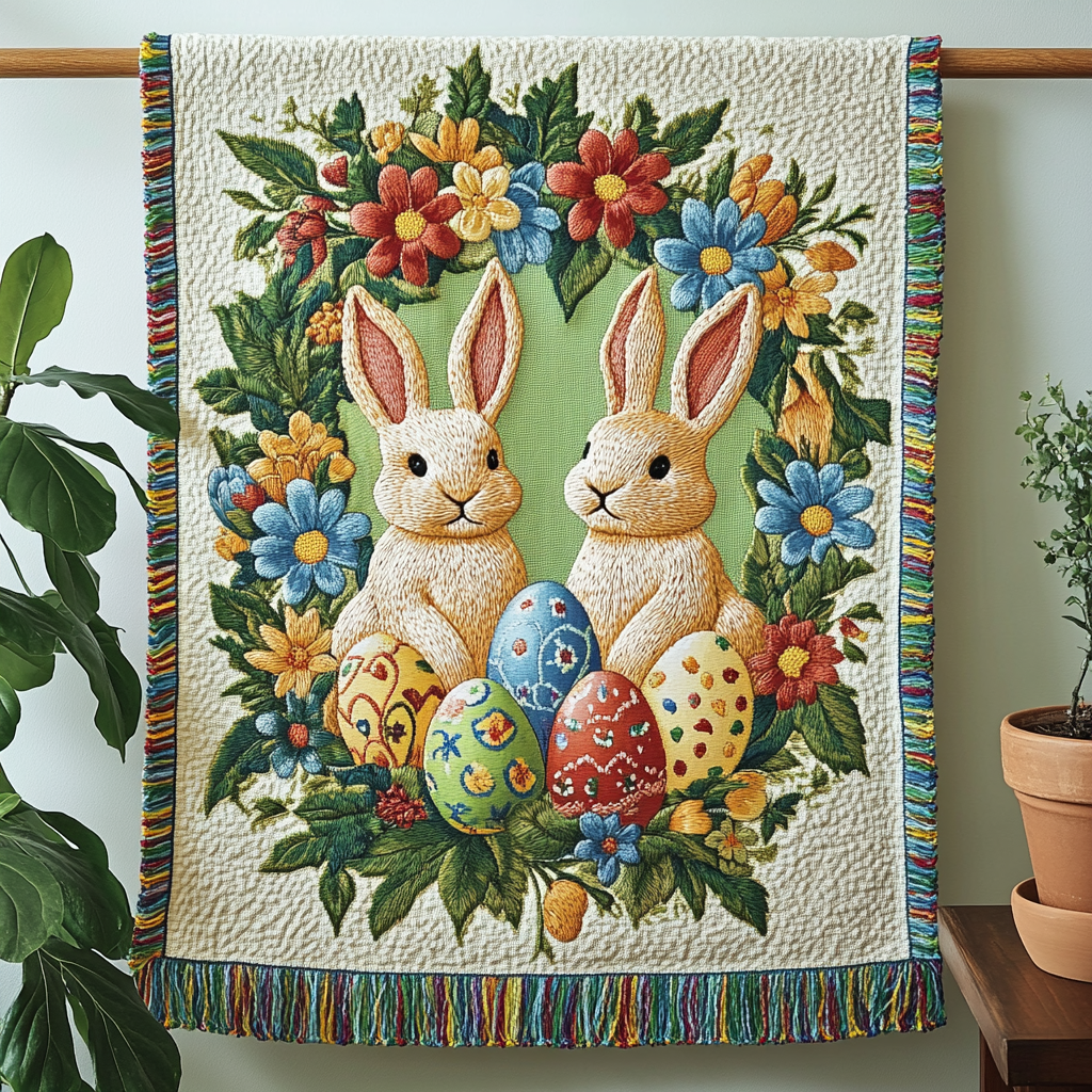 Alondra - Quilted Blanket Easter