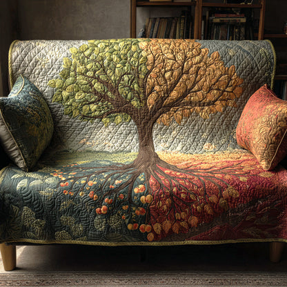 Zoë - Quilted Sofa Cover Tree of Life