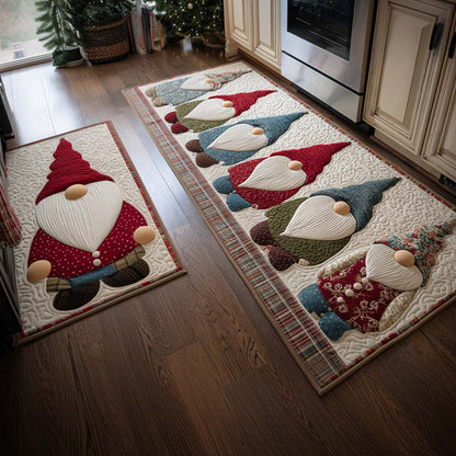 Andrea - 2-Piece Kitchen Mat Set - Traditional Christmas