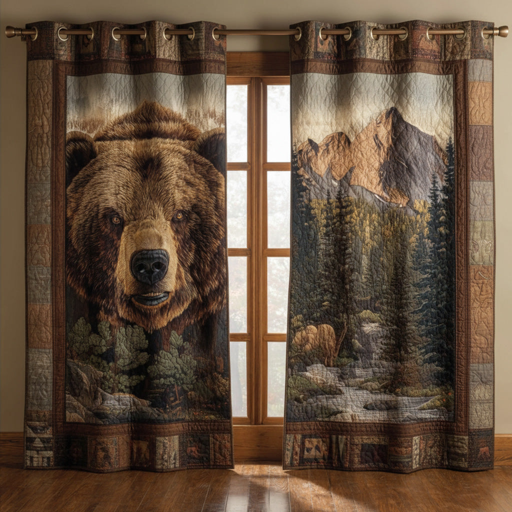 Annika - Quilted Curtains - Mountain Hike