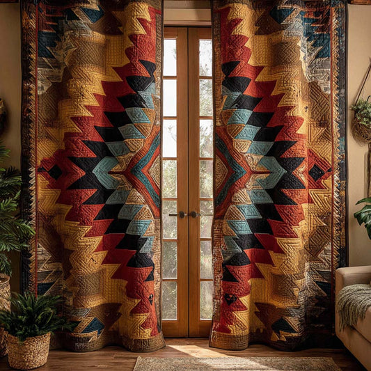 Aspyn - Quilted Curtains - Antique Sandstone