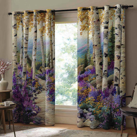 Avalynn - Quilted Curtains - Birch Meadow