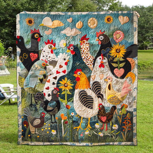 Aveline - Quilted Blanket - Garden