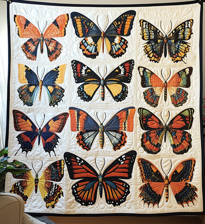 Avery - Textile Wall Art - Butterflies in Bloom
