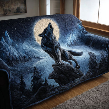 Ayana - Quilted Sofa Cover Wolf