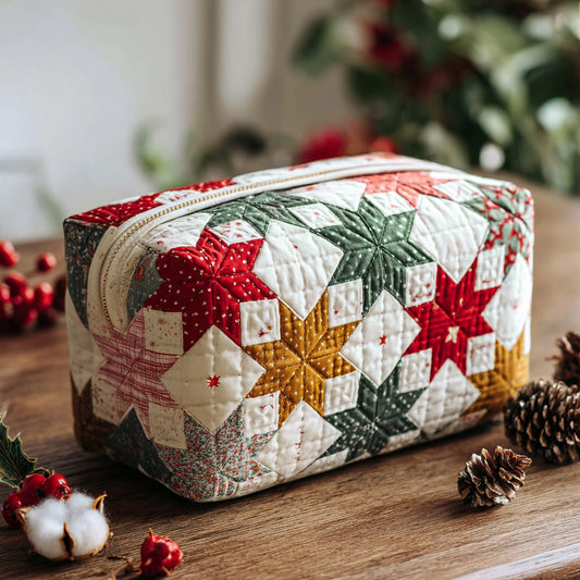 Meike - Quilted Toiletry Bag - Country Star