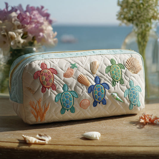Blakely - Quilted Toiletry Bag - Sea Inspiration