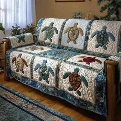 Fien - Quilted Sofa Cover Turtle