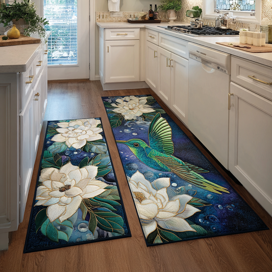 Braelynn - 2-Piece Kitchen Mat Set - Hummingbird Glow