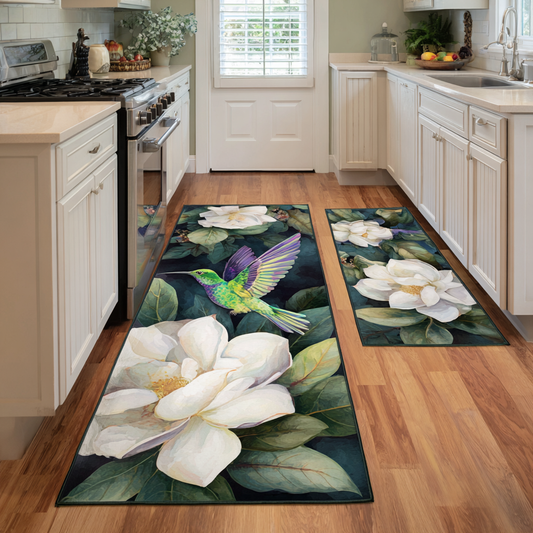 Brenna - 2-Piece Kitchen Mat Set - Hummingbird