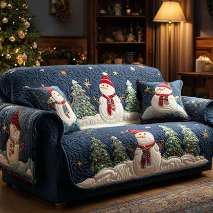 Britta - Quilted Sofa Cover Pattern Winter