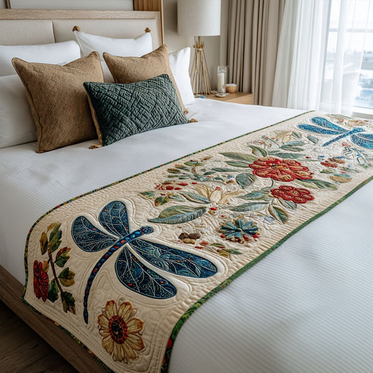 Brylee - Quilted Bed Runner - Shimmering Flight