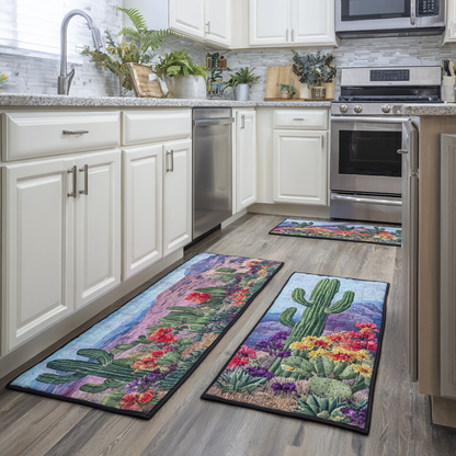Caitlin - 2-Piece Kitchen Mat Set - Desert Landscape
