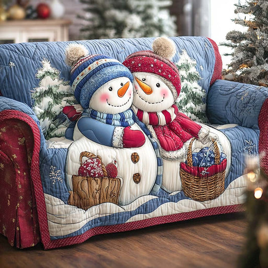 Caitlyn - Quilted Sofa Cover Christmas Pattern