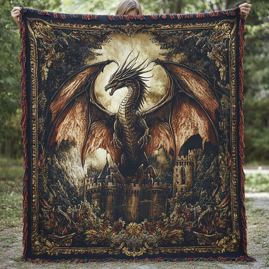 Cambria - Quilted Blanket Enchanted Braided Snake