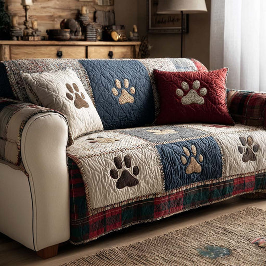Camelia - Quilted Sofa Cover with Legs from the Best Friend