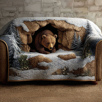 Cassia - Quilted Sofa Cover Bear and Pad from Berg