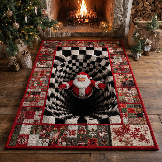 Cecily - Decorative Area Rug - Midnight Santa