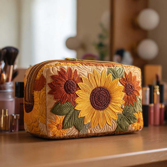 Julia - Quilted Toiletry Bag - Cheerful Accents