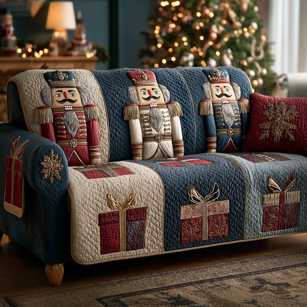 Clara - Quilted Sofa Cover Nutcracker