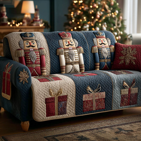 Clara - Quilted Sofa Cover Nutcracker