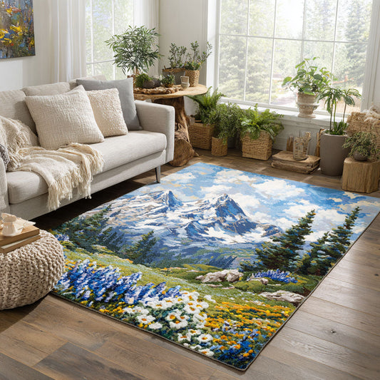 Clover - Decorative Area Rug - Alpine Bloom