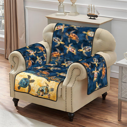 Nathalie - Quilted Sofa Cover Dream Coast