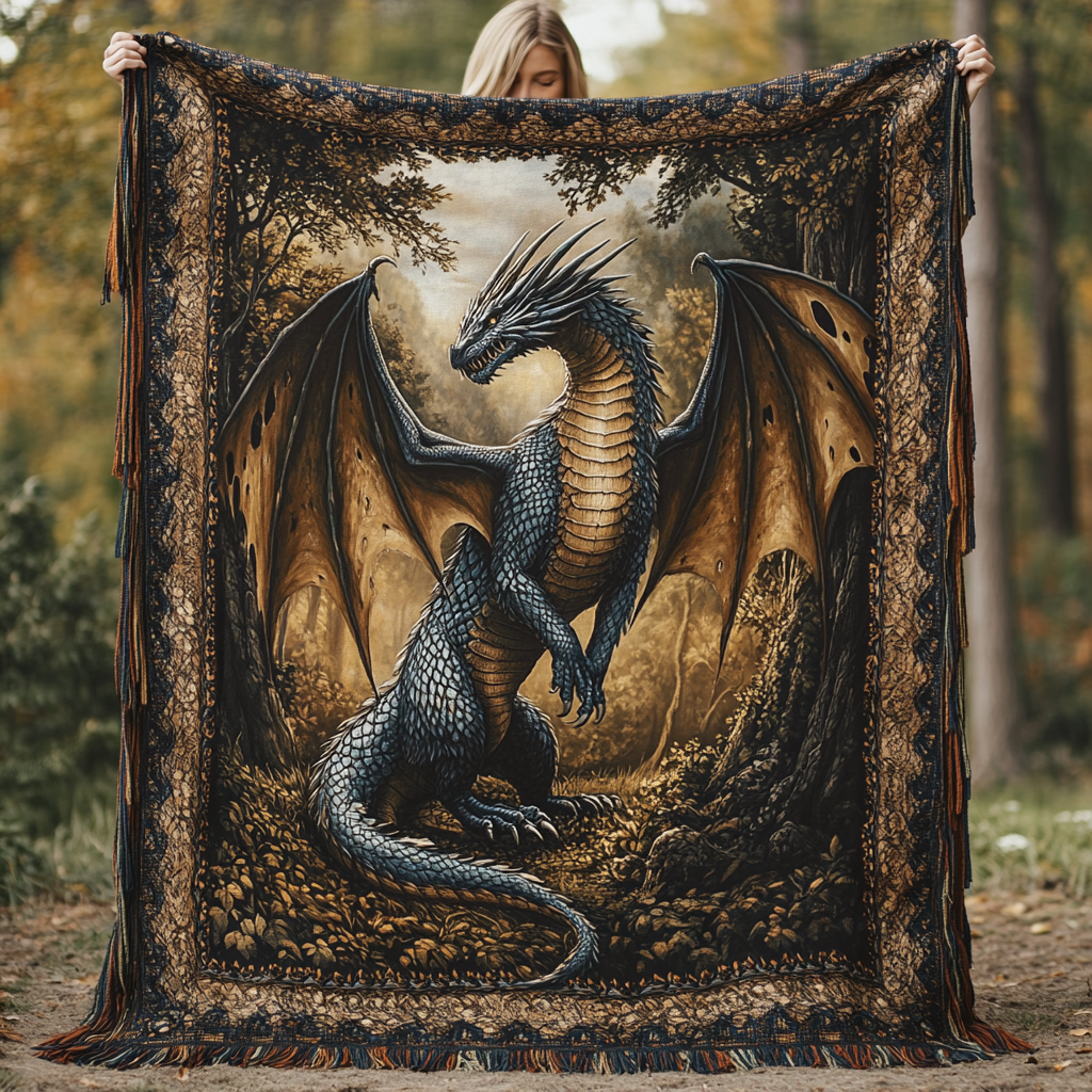 Colette - Quilted Blanket Antique Dragonwood