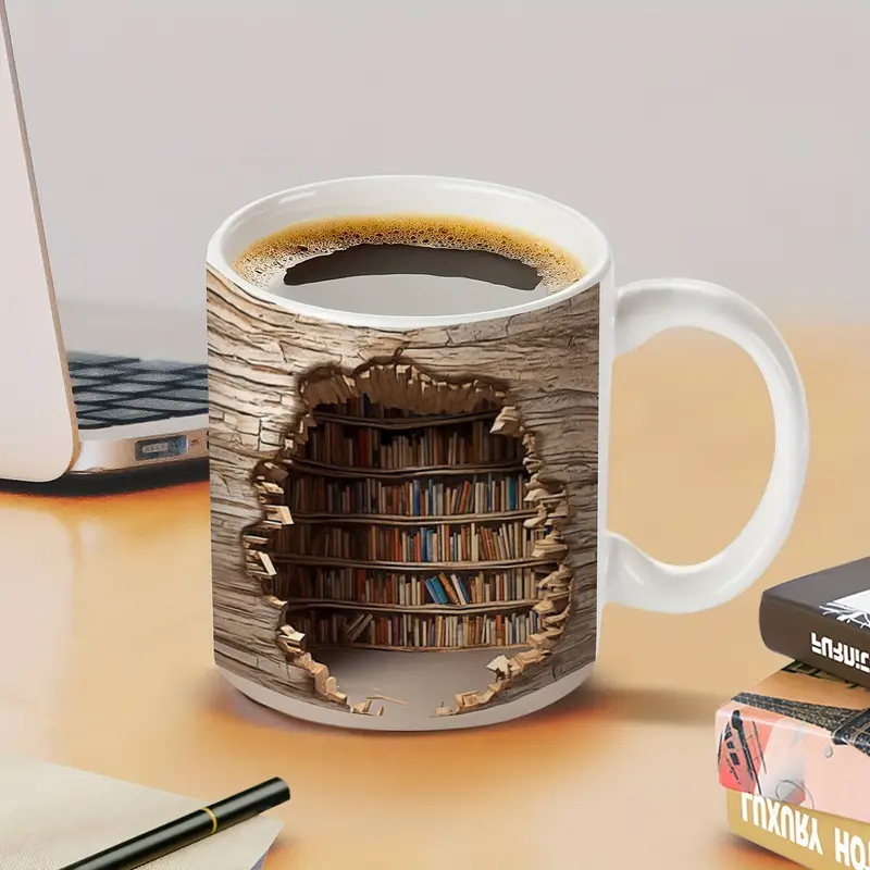 Color-Changing Bookshelf Mug