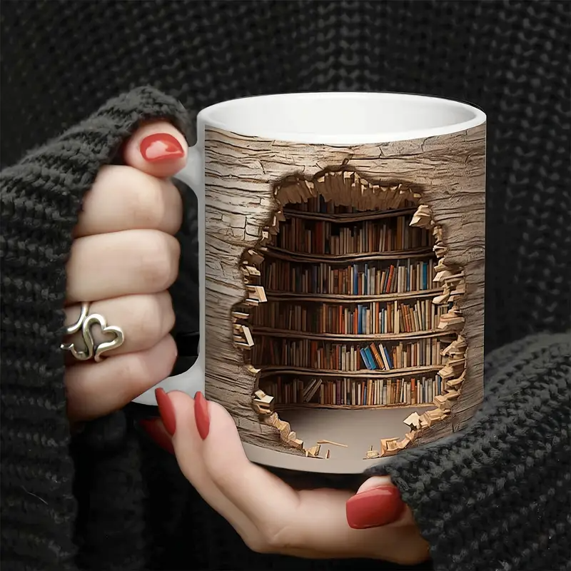 Color-Changing Bookshelf Mug