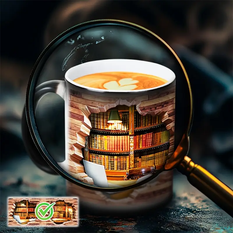 Color-Changing Bookshelf Mug II