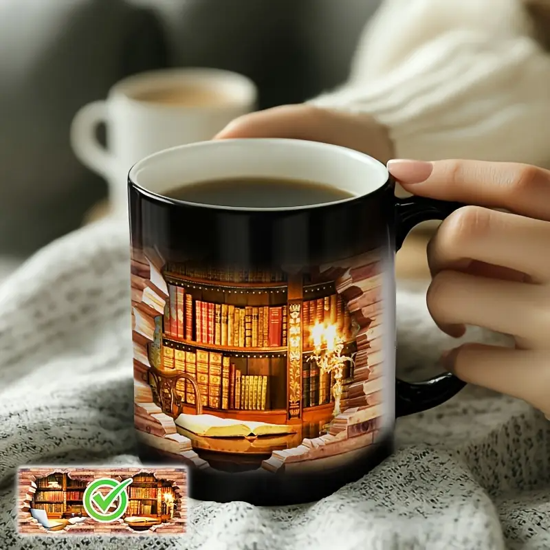 Color-Changing Bookshelf Mug II