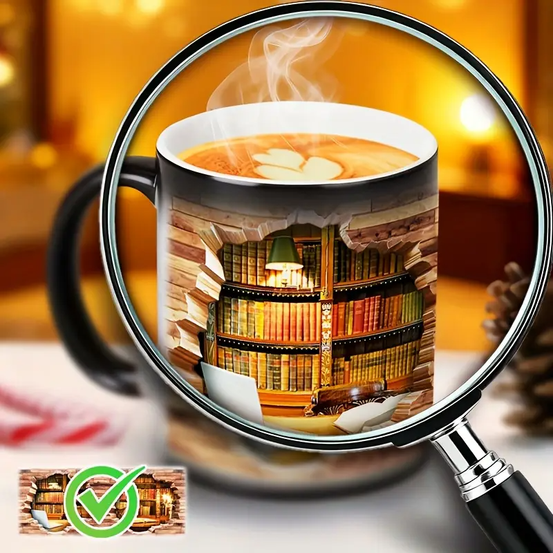 Color-Changing Bookshelf Mug II