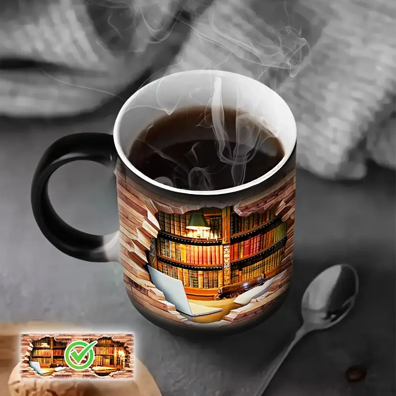 Color-Changing Bookshelf Mug II