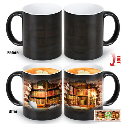 Color-Changing Bookshelf Mug II