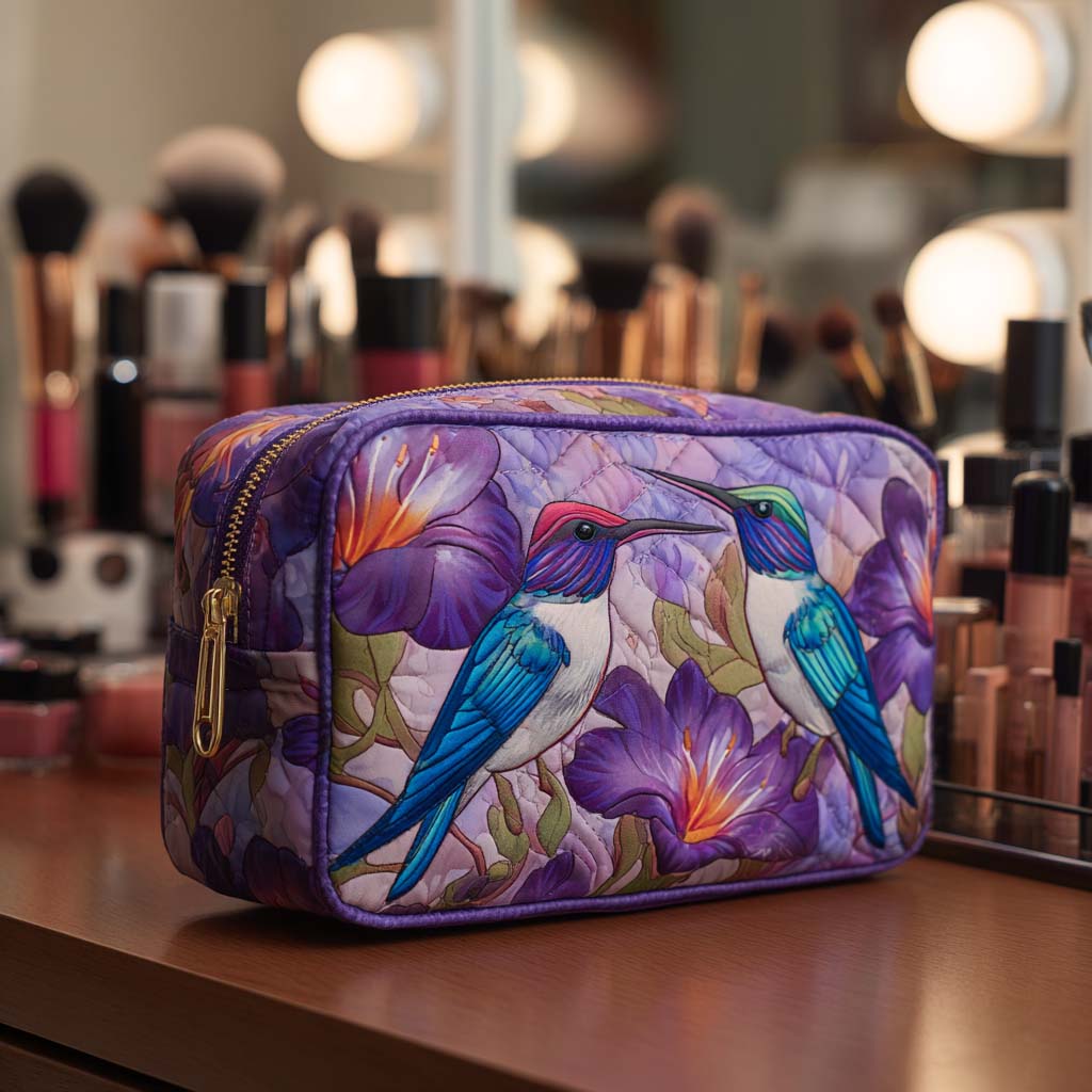 Lubbertje - Quilted Toiletry Bag - Colorful Wings
