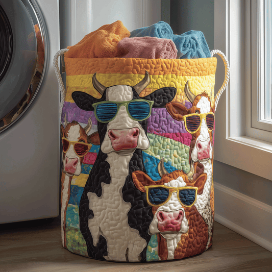 Quilted Laundry Basket - Relaxed Mind